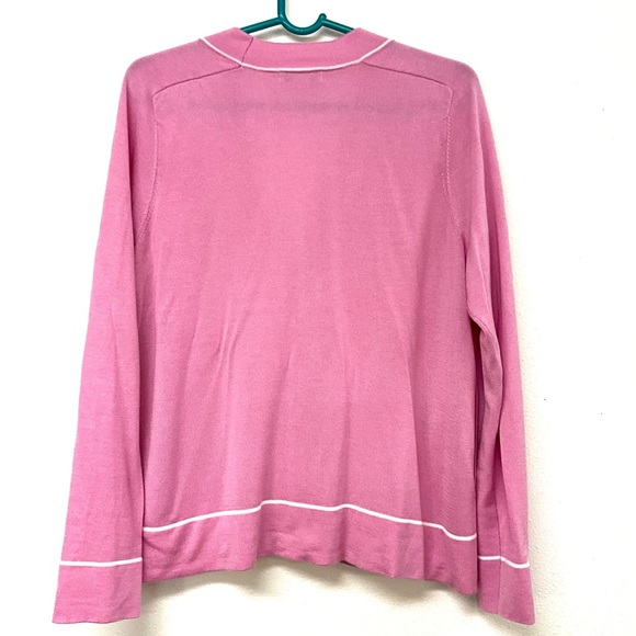 Athleta Lightweight Cardigan Sweater Quartz Pink. - Picture 5 of 8